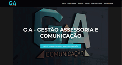 Desktop Screenshot of gacomunicacao.com.br