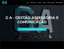 Tablet Screenshot of gacomunicacao.com.br